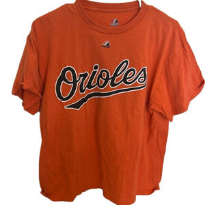 🌿MLB Orioles orange short-sleeved shirt, Jones #10🌿